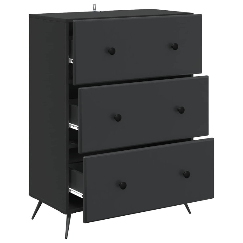 Rectangle Accent Chest, Black