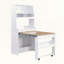 Compact Buffet with Hutch and Foldable Dining Table-167412810