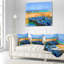 Coussin bleu avec bateaux - Sea & Shore-31479055-31479051