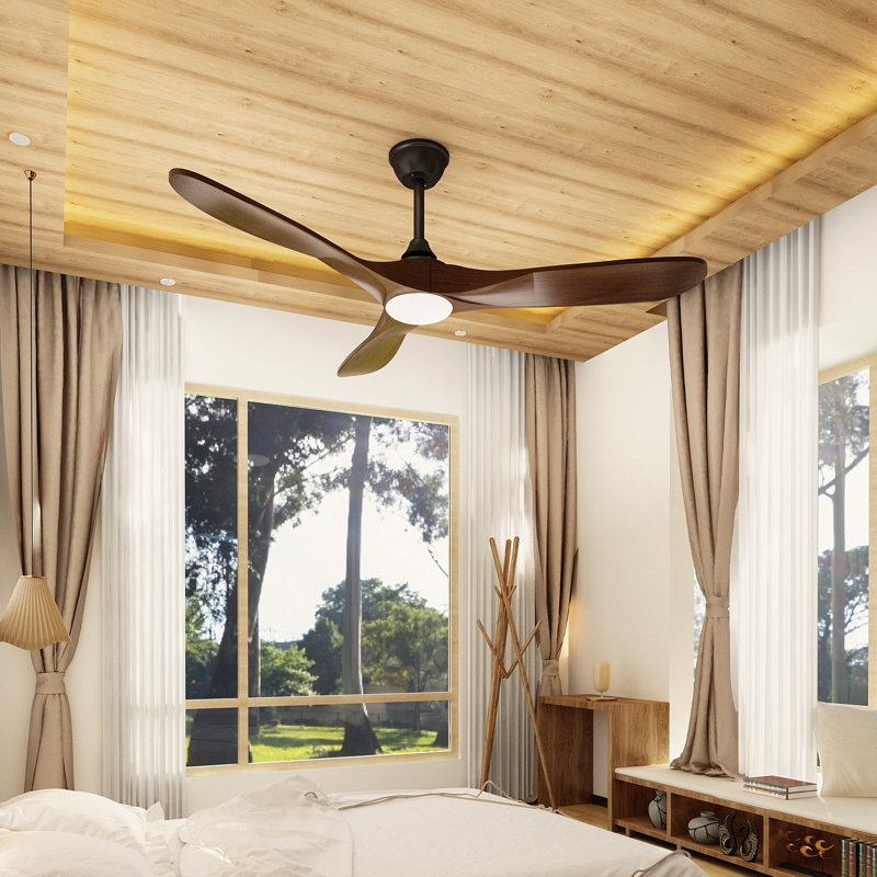 Bhradain 59.8'' Ceiling Fan with LED Lights