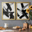 Black Magic I - ensemble de 2 peintures sur toile encadrées-724949173-724949170