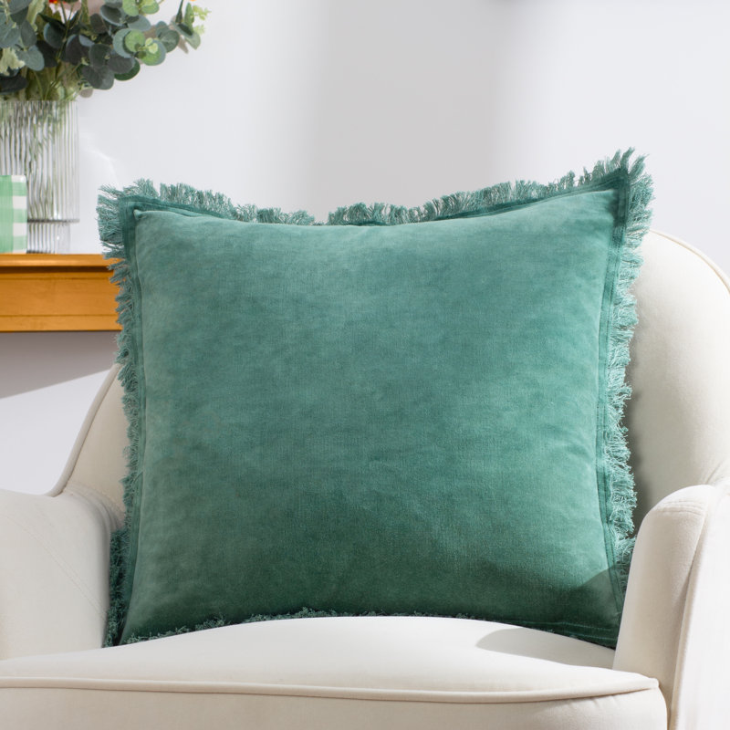 Gracie Square Cushion, Teal
