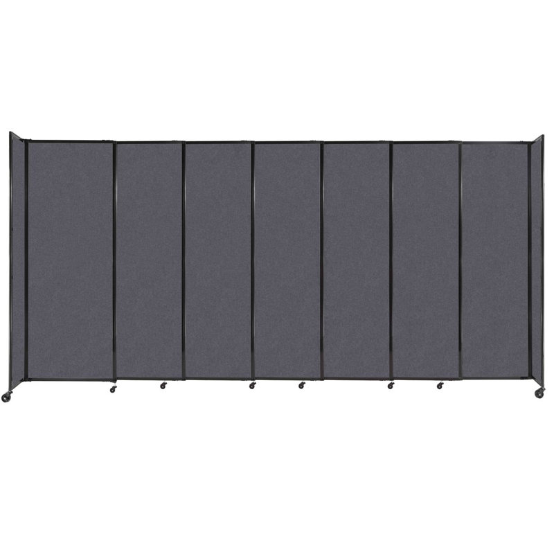 Cloison portative Soundsorb, H 60 po x l 135 po x P 1 po, Gris foncé