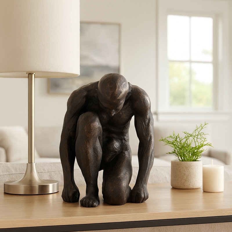 Jordann 16" H Intertwining Loop Sculpture