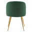 Chaise d'appoint rembourrée en velours Cohen-1312162175