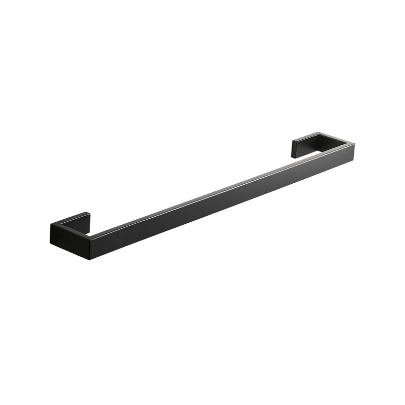 Barre à serviettes murale 24,4 po, Noir mat