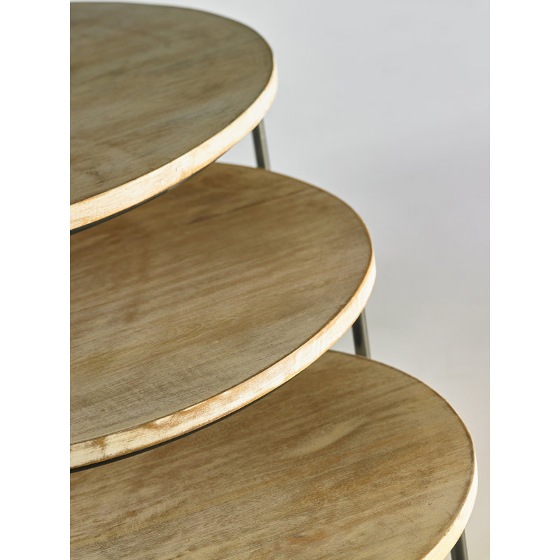 Samee C Table Nesting Tables, Black