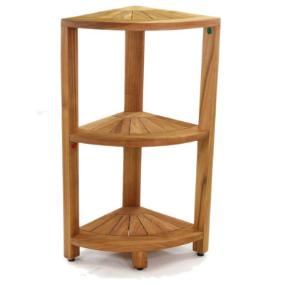 Kai Solid Wood Freestanding Bathroom Shelves