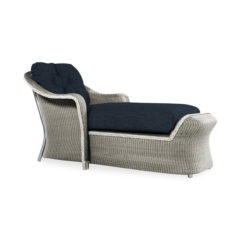 Reflections Outdoor Chaise Lounge, Sailcloth Salt, Mink