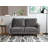 Square Arm Loveseat-1646625832-1641938346