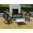 Outdoor Wicker Cushion Set for Bench and 2 Seats-986222382