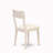 3 Piece Dining Room Furniture Set Contains a Round Kitchen Table with Pedestal and 2 Faux Leather Dining Chairs, Linen White-410857902-410857893
