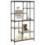 Geira 176cm H x 99cm W Steel Geometric Bookcase-50897698