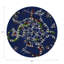 Ouroboros Vegan Leather Round Pebble Placemat-1054406728
