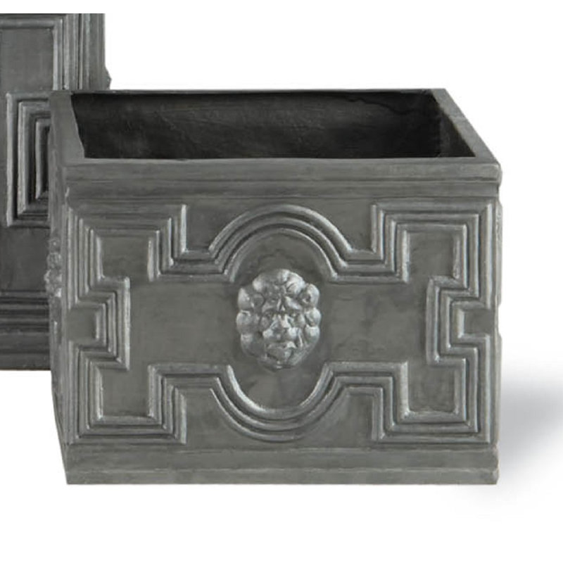 Handmade Pot Planter, Faux Lead, Small