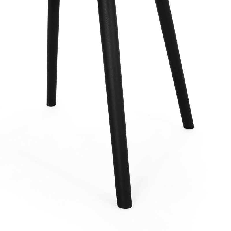 Chaise d'extérieur pour 2 personnes en polypropylène résistant aux intempéries, profondeur de 21,78 po, largeur, hauteur de 31,95 po, cadres de 11,25 lb et style moderne pour les repas, dans un style profond, large, haut, aux lignes épurées