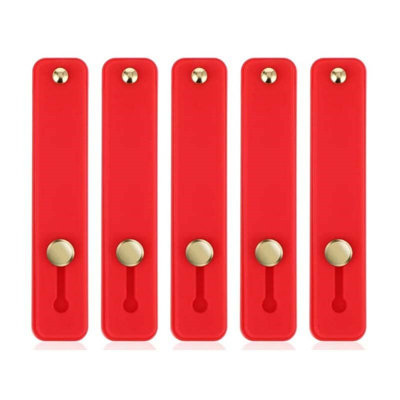 Plastic stent 5pcs Men's And Women's Suitable Phone Case Wrist Strap Finger Self-adhesive Lazy Person Support
