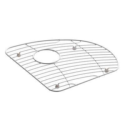 Undertone Stainless Steel Sink Rack for Right Bowl, 14-1/4" x 14-3/4"