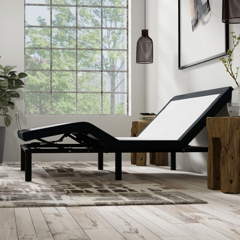 Base pour grand lit zéro réglable avec masseurs de tête et de pied, abris de lit, massages, pieds