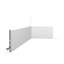 Moulure de plinthe Orac Decor SX212 - H 6 5/8 po x L 78-3 / 4 po - Polystyrène blanc apprêté - paquet de 2-120193569