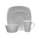 Noritake Colorscapes Swirl 4-Piece Square Place Setting, Service for 1