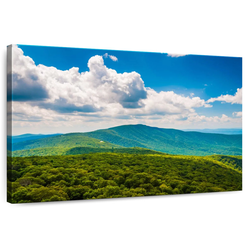 Alvord Blue Ridge Mountains Scene, 8" H x 12" W