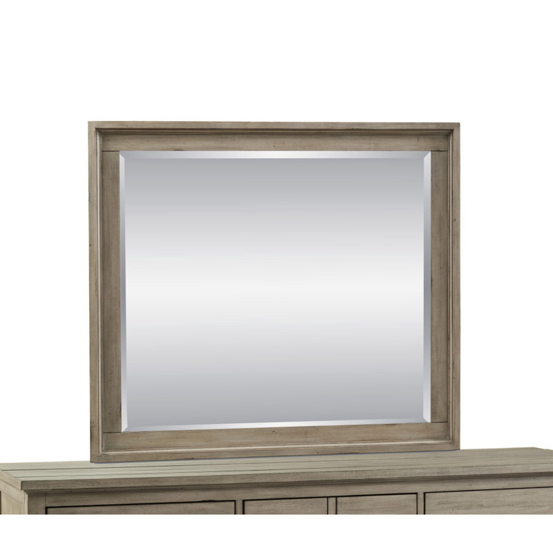 Miroir, aucun assemblage requis, finition gris verger