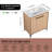Ahniah 30.34'' Single Bathroom Vanity with Ceramic Top