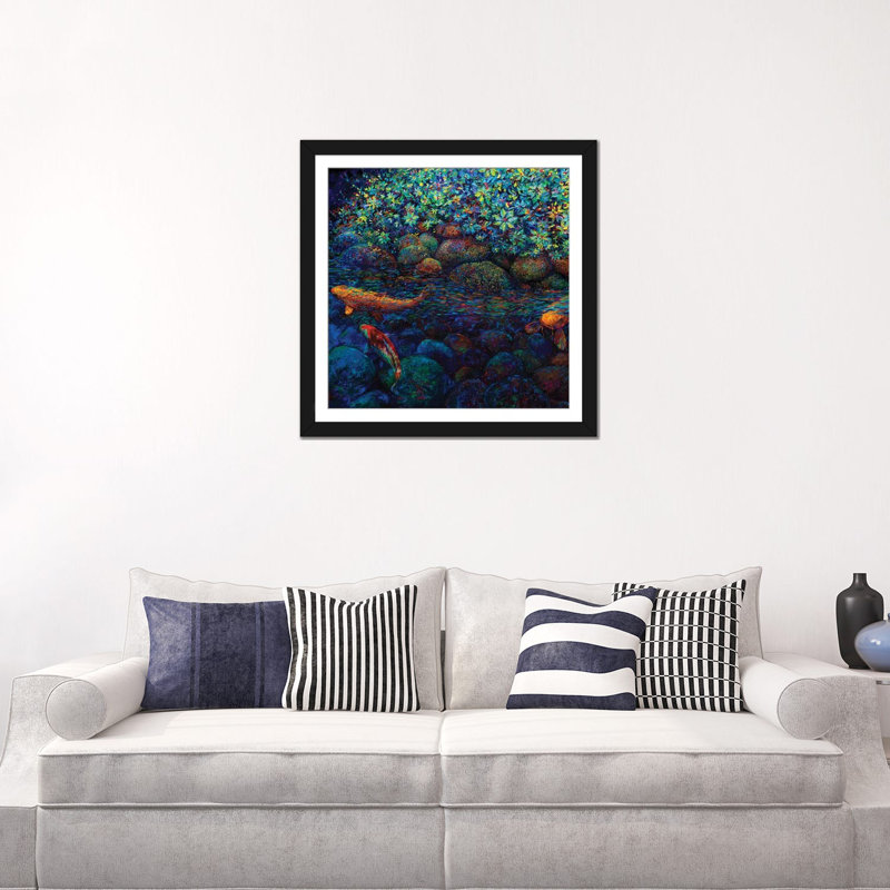 « limerance », reproduction sur toile, Papier beaux-arts encadré noir, H 24 po x l 24 po x P 1 po, Blanc