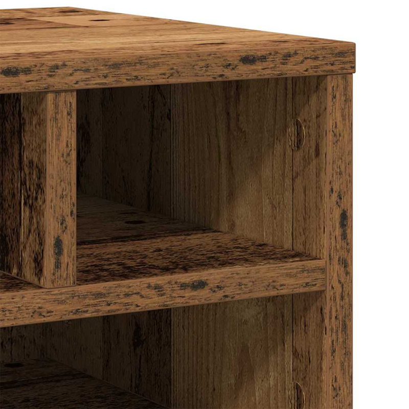 22.5cm H Printer Stand, 22.5cm H x 40cm W x 32cm D, Old Wood