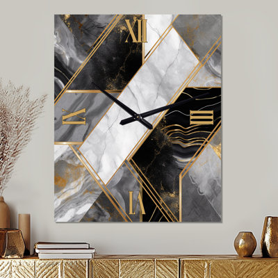 Horloge murale abstraite