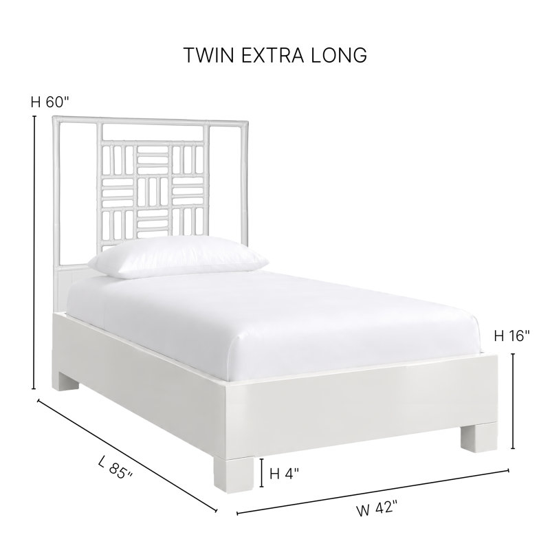 Finn Twin Extra Long Bed, Turquoise, Extra-long Twin, Citrus Orange
