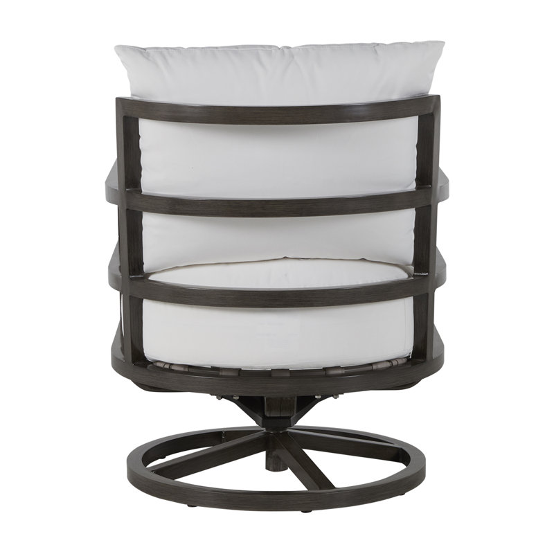 Santa Barbara Swivel Patio Chair, No Welt, Intermix Bark, Standard Plus