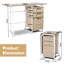 Metal Base Computer Desk-1031612568-1031612569