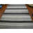 Rodgers Hand Woven Flat Weave H. S. Wool/Cotton Striped Rug in Black/Beige/Brown-1082235204