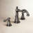 Kingston Brass English Classic Two-Handle 3-Hole Deck Mount Widespread Bathroom Faucet with Brass Pop-Up Drain-30369994