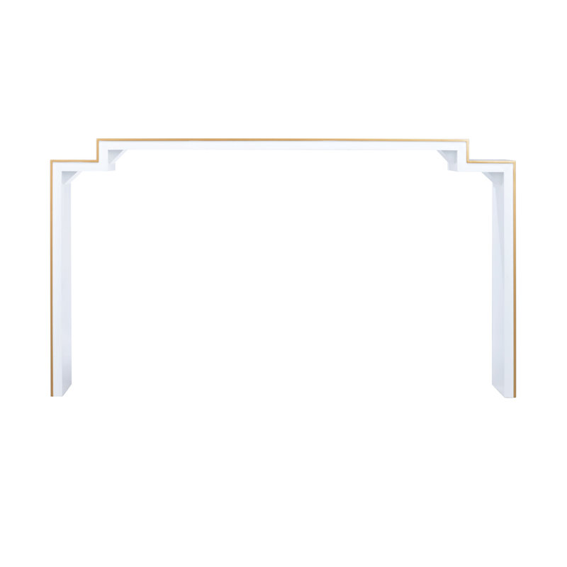 65'' W Console Table, White