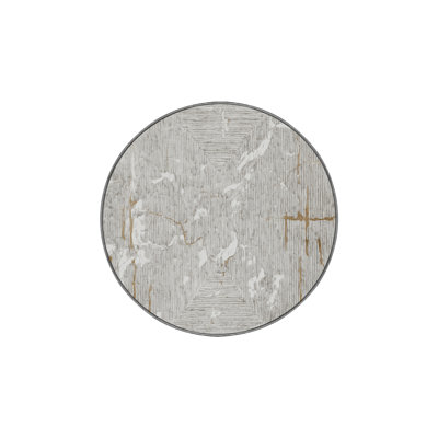 Machine Washable Gray Area Rug
