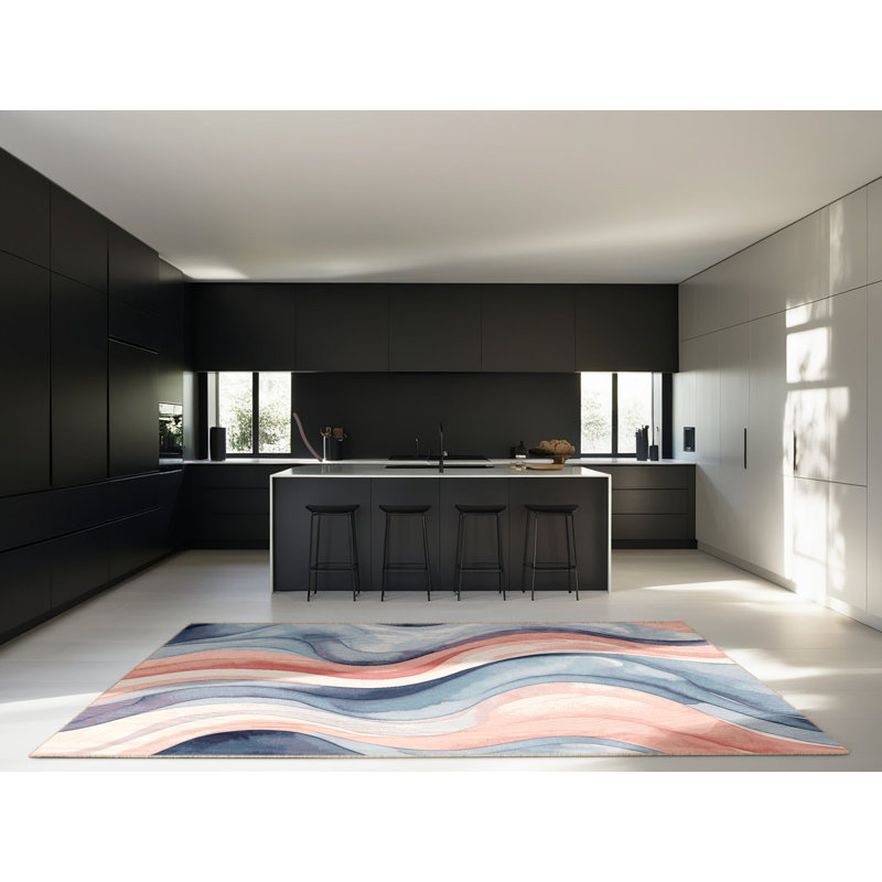 Pastel Mirage Rug, Rectangle 4' x 6'
