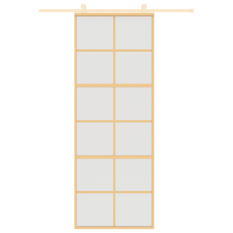 Hilger Metal Sliding Doors, 205cm H x 76cm W