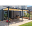 Pergola en aluminium avec auvent