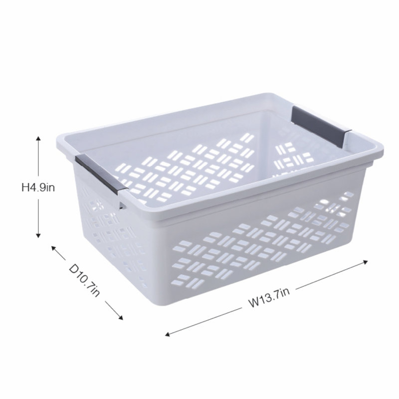 Tramia Large Basket 6 Pack, 6.2" H x 10.6" W x 15" D