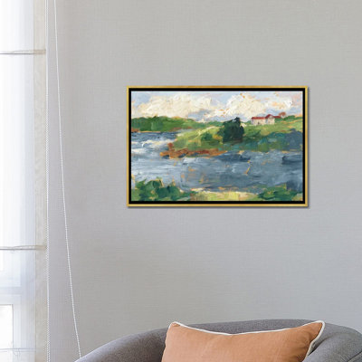 " Lakeside Cottages IV " by Ethan Harper