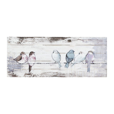 30"w X 12"h 1.5"d Hand Painted Rustic Wood Plank Decor, Grey And White, Style Opulence, Summers' Work Wall In Style, Piece