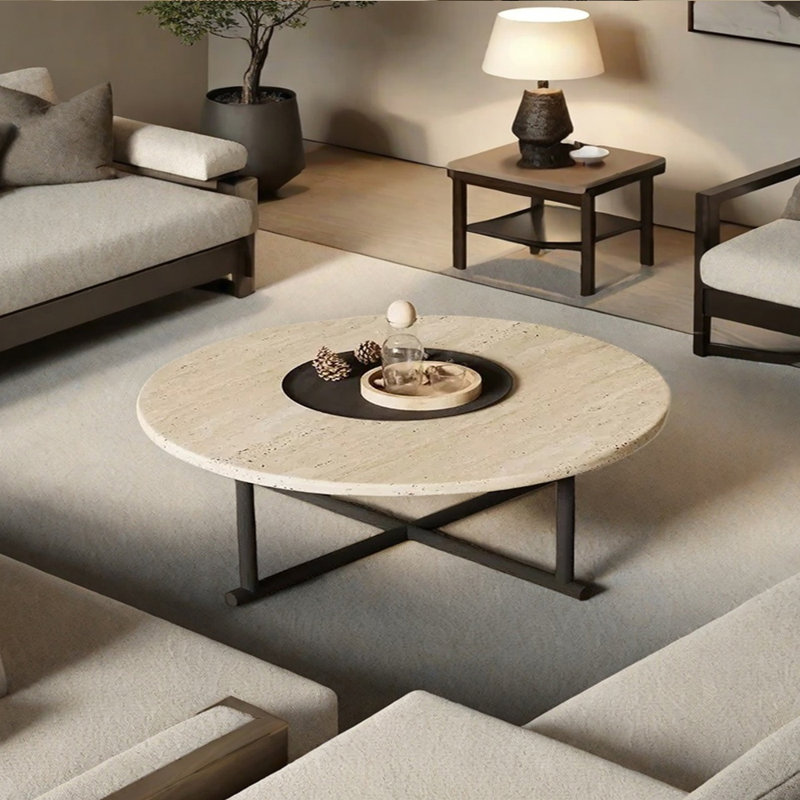 Table basse Minimalist Vintage, H 13,77 po x L 31,49 po x l 31,49 po