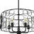 5 - Light Dimmable Drum Chandelier