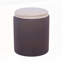 Repose-pieds deux tons avec rangement ou tabouret de coiffeuse, brun