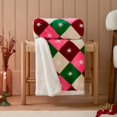 Star Sherpa Furn Throw