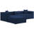Cube Upholstered L-Shaped Sectional Reversible-1486459524