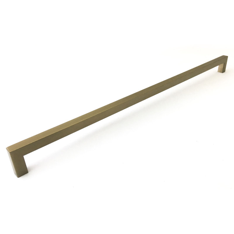 Poignée barre carrée 17,75 po, Champagne doré